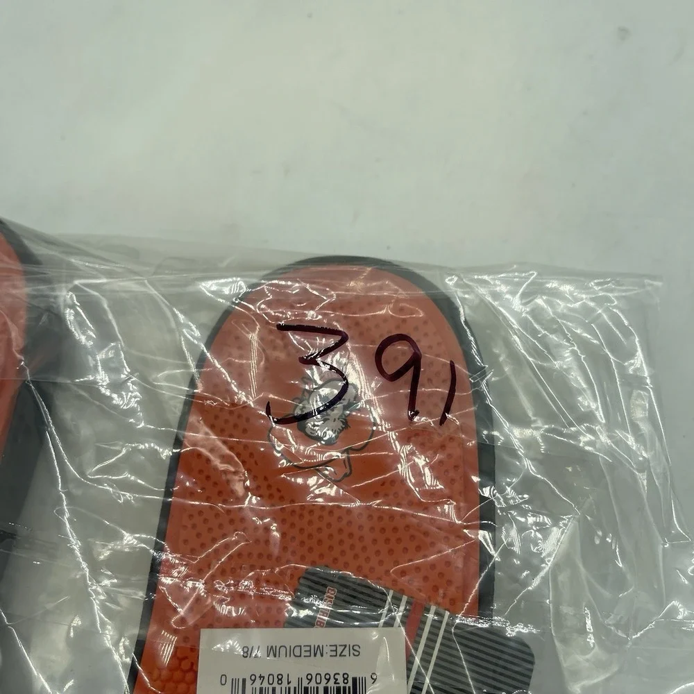 Oklahoma State University Slides Womens 6 US ISlide Primary Sandals NEW